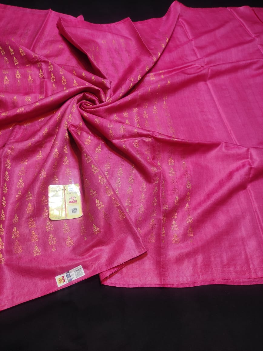 Pure tussar saree all over body booti