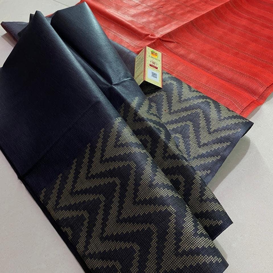 Weaved semi Tussar silk sarees