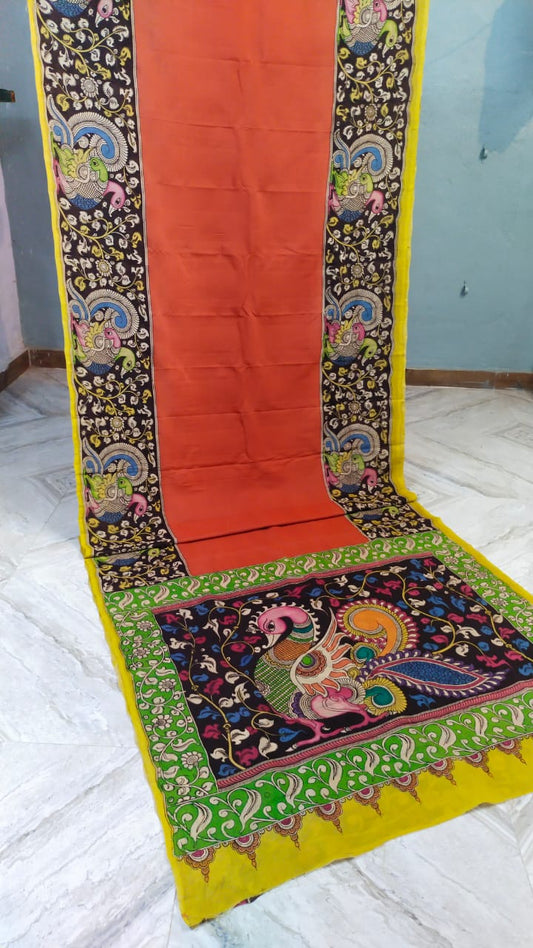 Hand Painted Chennori silk sarees