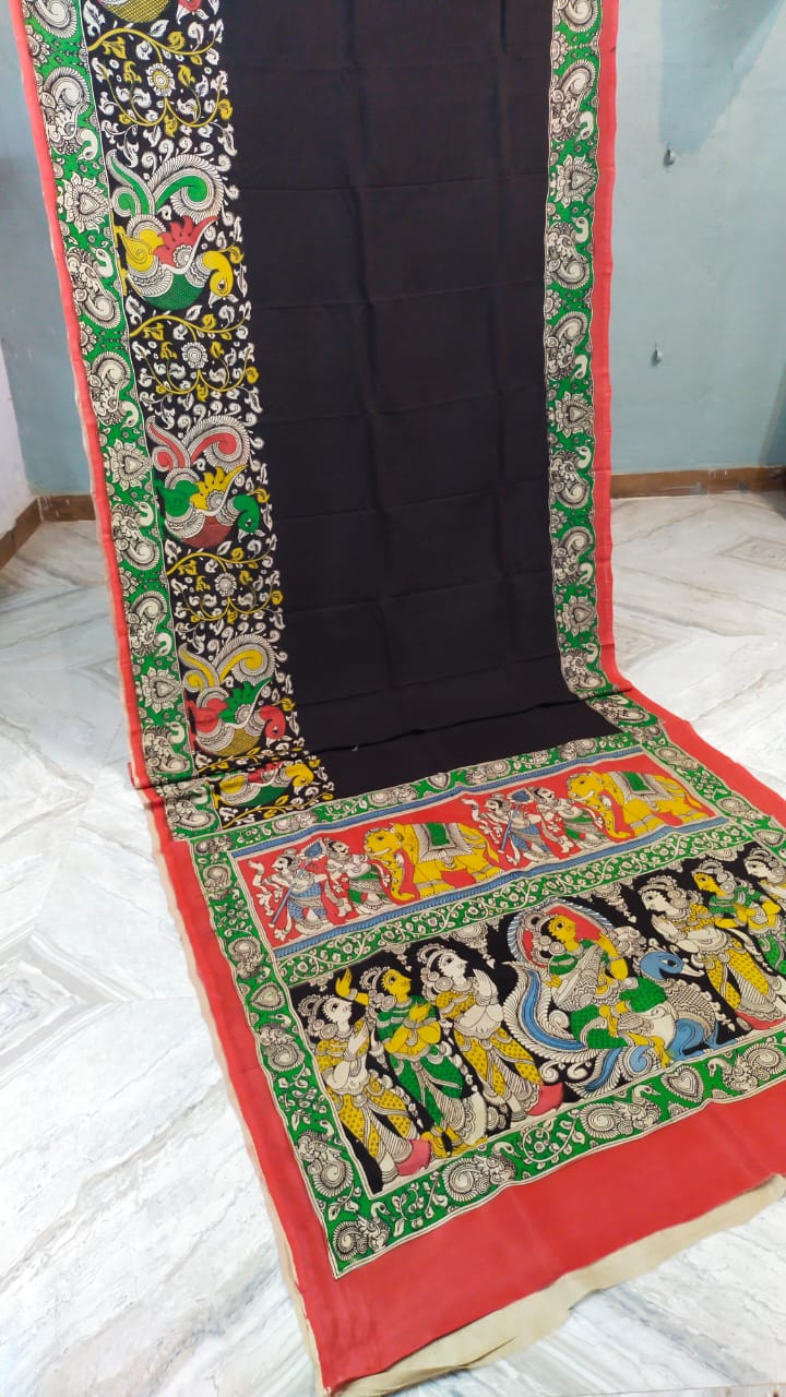 Hand Painted Chennori silk sarees