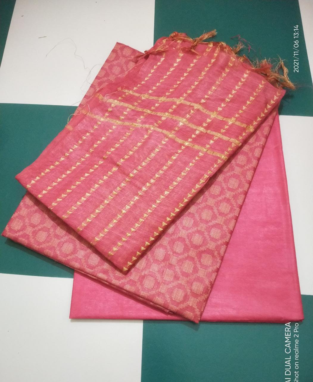 Semi silk suit materials with thread weaving all over body