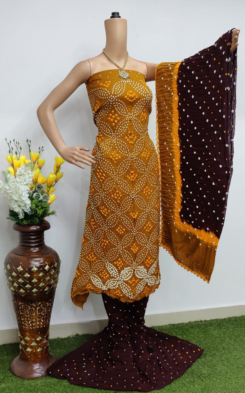 Bandhani dress materials