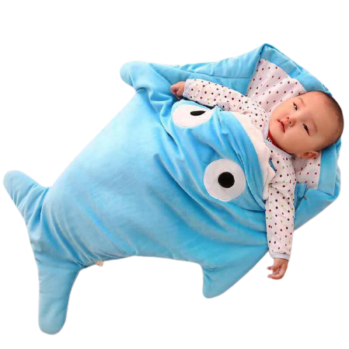 Fish shaped cotton sleeping bag for Baby